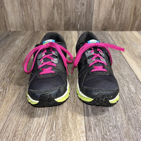 Nike Dual Fusion ST2 Gray Pink Green 456970-008 Youth US Size 4.5Y Sneaker Shoes - Picture 3 of 11